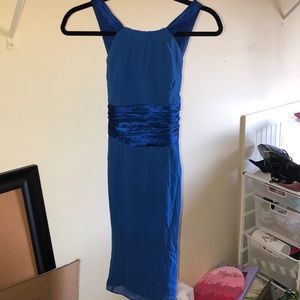 Blue dress